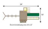 Dream Swing Set 5 Recommended Play Area